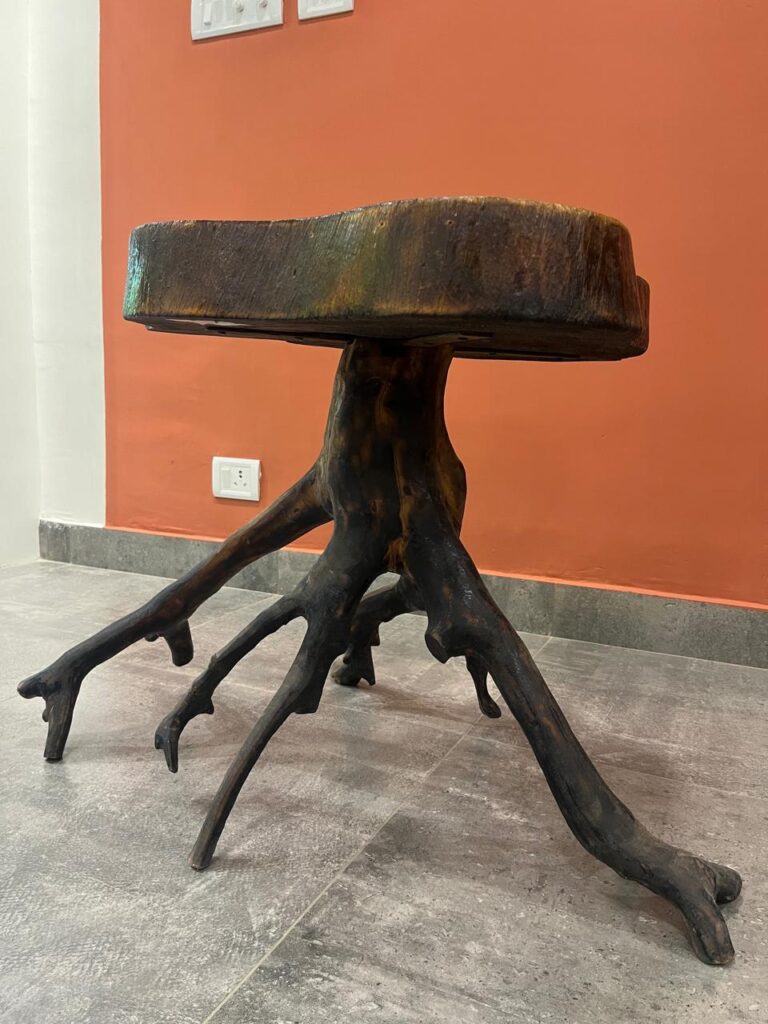 Table with the multiple legs