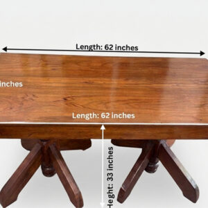Twin-Pedestal Dining Table