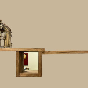 Wall Shelf With Mirror Niche